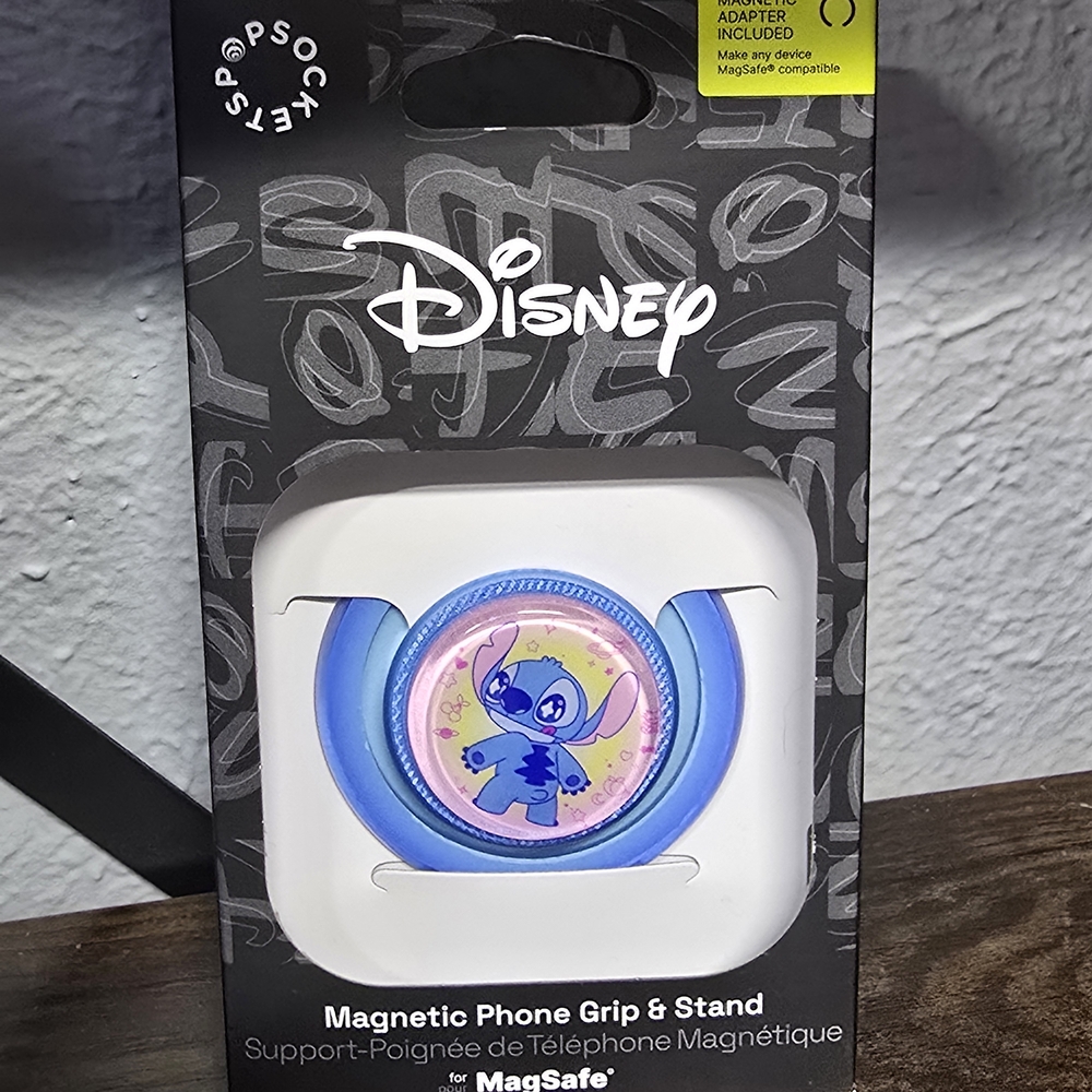 Disney Blue Stitch Magnetic Phone Grip
